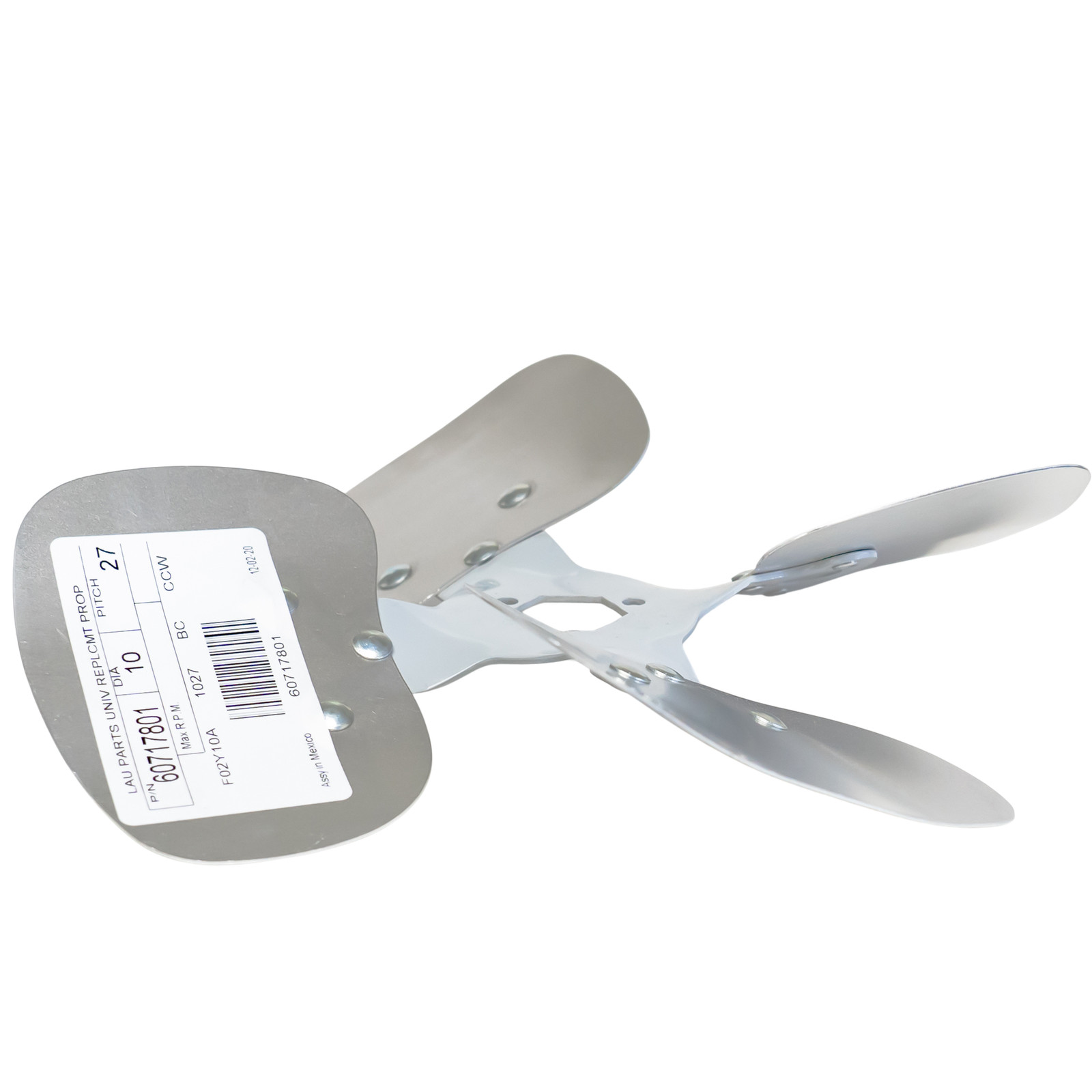 Lau 60717801 10″ Fan Blade CCW Rotation 27 Degree Pitch 4 Blades
