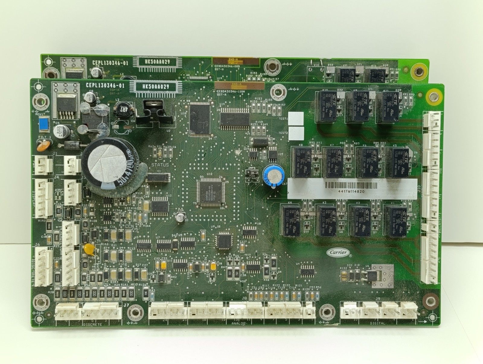Carrier CEPL130346-01 Chiller Control Board HK50AA029 Per 2 pcs lot