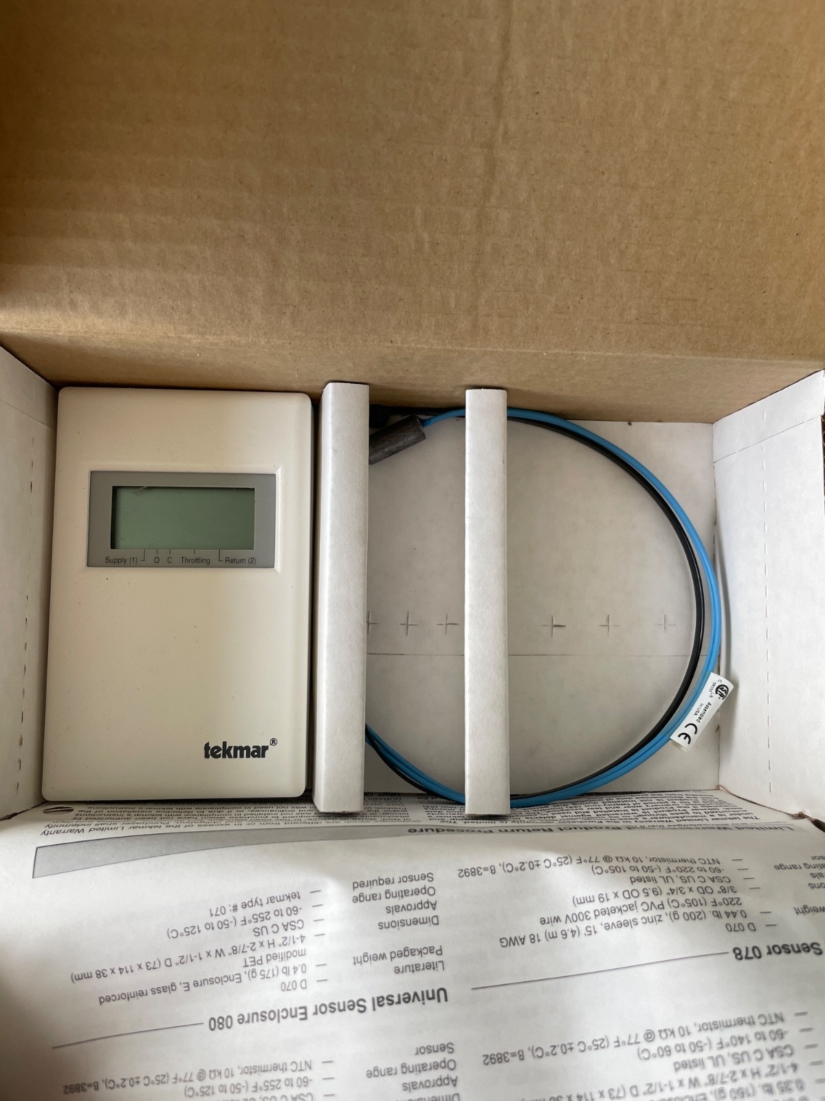 Tekmar 153 Mixing Setpoint Control Floating Action never used and original box