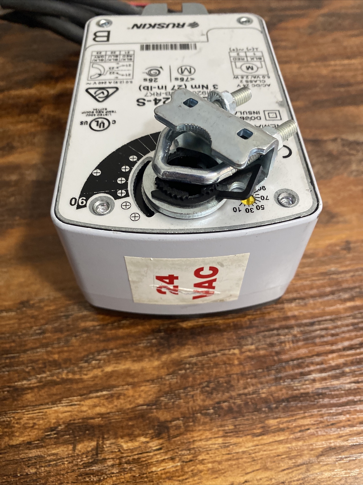 Ruskin Modulating Actuator RUS-S24-S M9203-BGB-RK7 24V AC/DC 240VAC