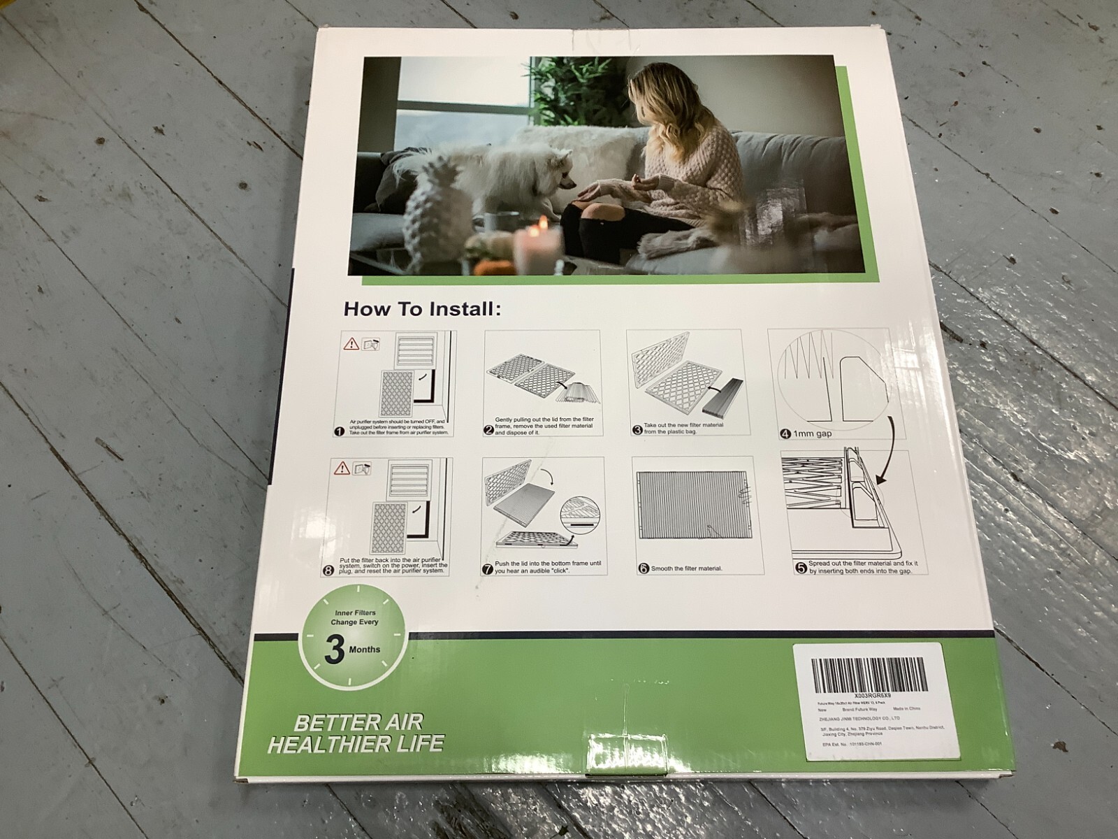 NEW FUTURE WAY 16x20x1 Air Filter 6-Pack with Reusable Frame HVAC FURNANCE