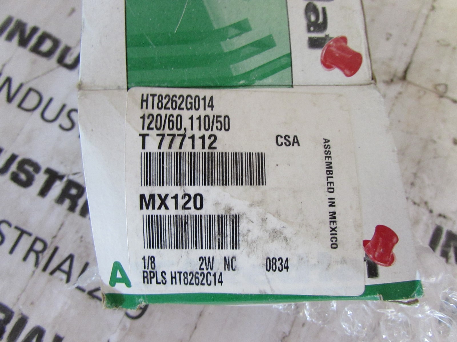 ASCO SOLENOID VALVE HT862G014 1/8” 110 VAC NEW