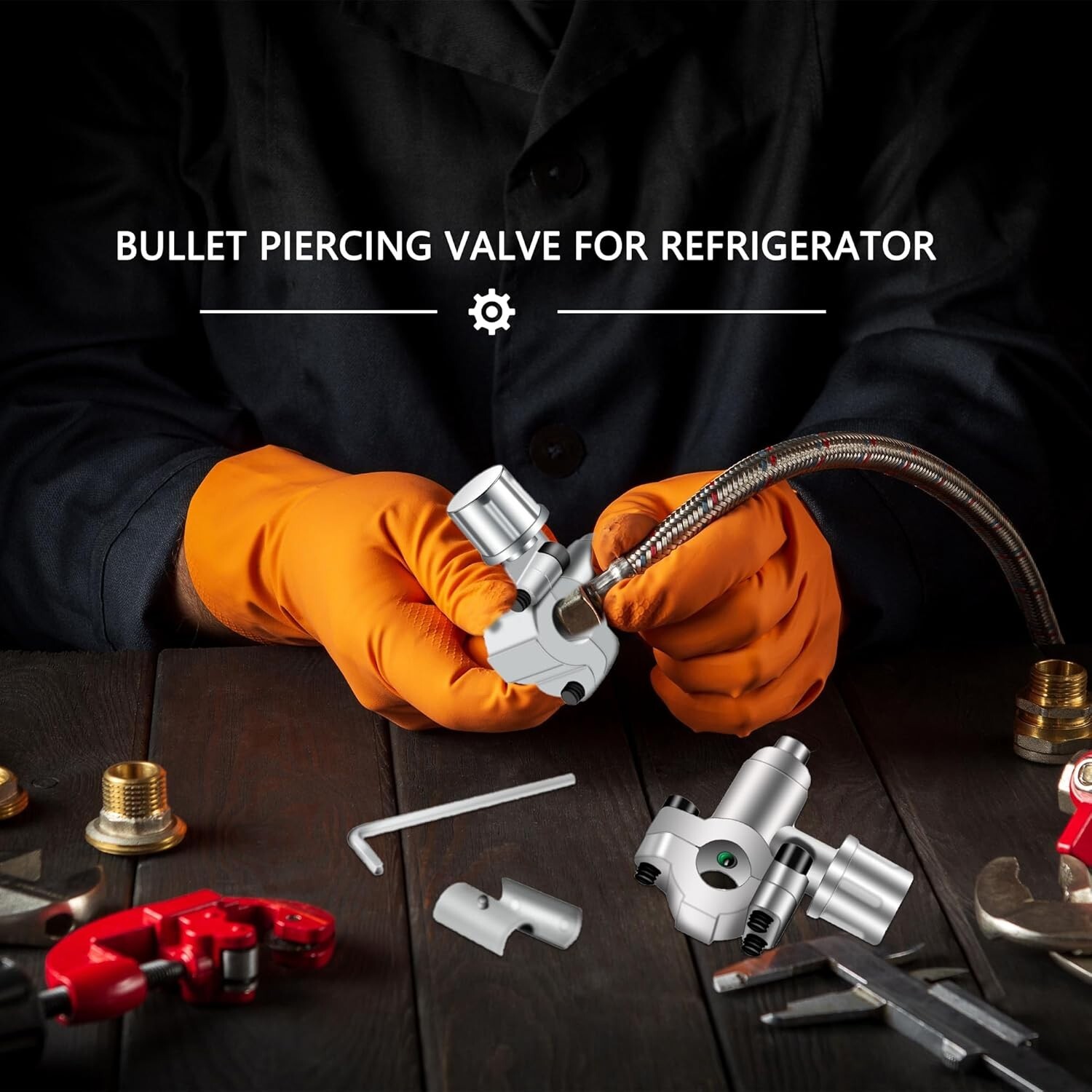 15 Pcs Bullet Piercing Valve BPV-31 Valve Kits Replacement for BPV31D,GPV14