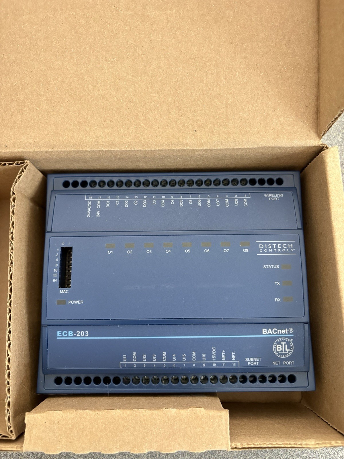 Distech ECB-203 Programmable BACnet Controller