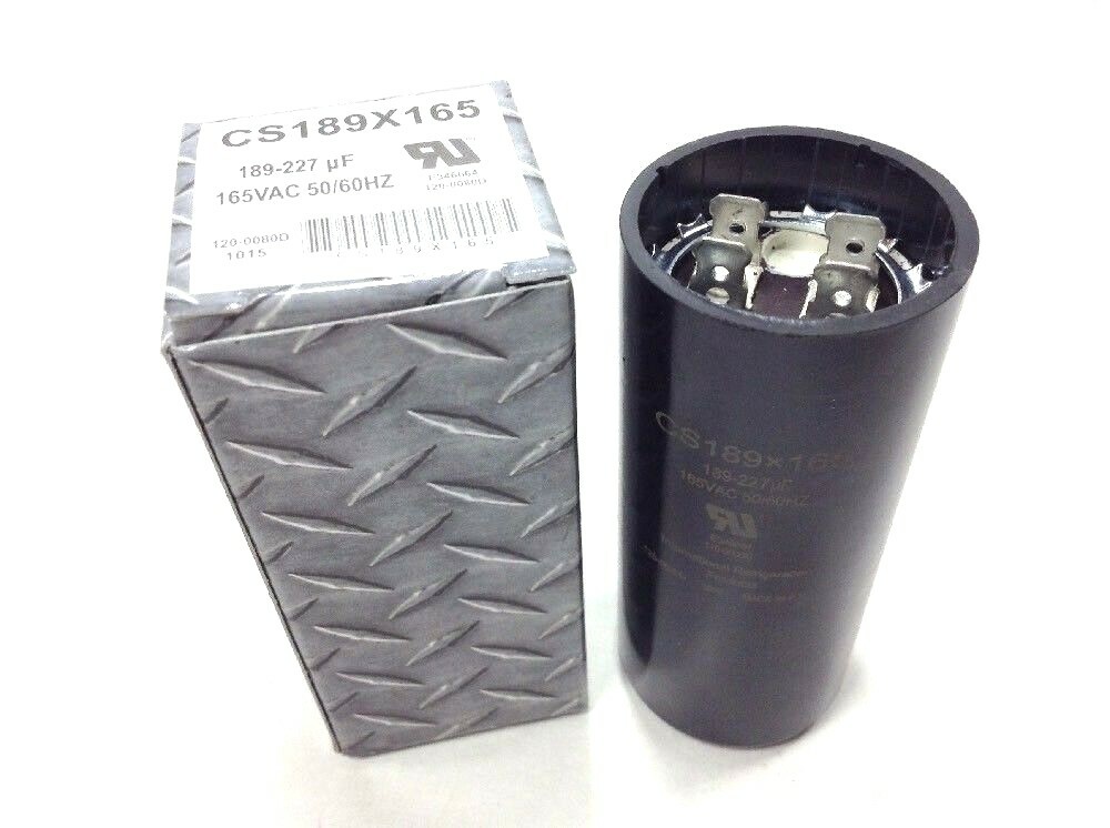 HEAVY-DUTY 189-227 Uf Start Capacitor 165 VAC LONG-LASTING Motor CS189X165