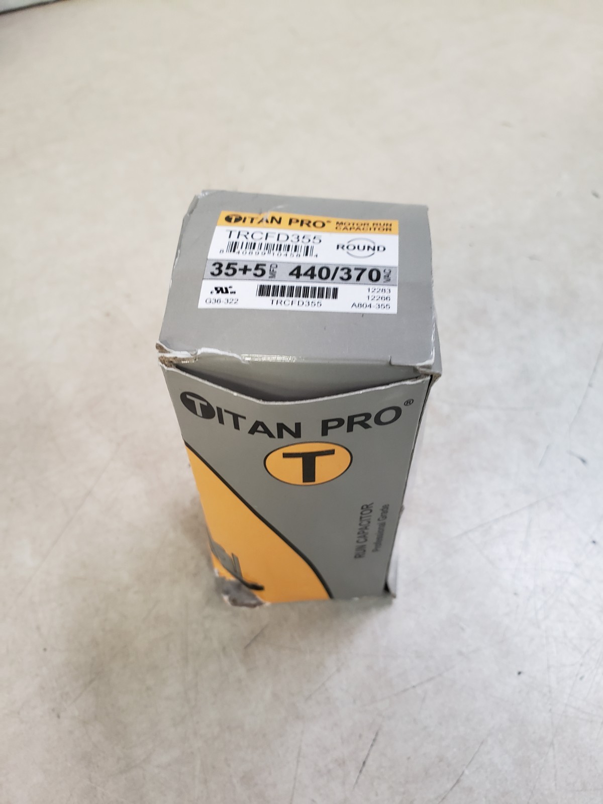 Titan Pro TRCFD355 HVAC Round Dual Run Capacitor 35/5 440/370 HVAC A/C PACKARD