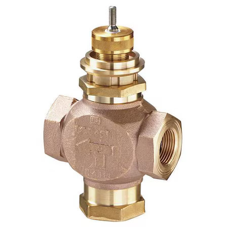 Johnson Controls Vg7842lt Globe Valve, 3-Way Mixing, 3/4 In, (F)Npt