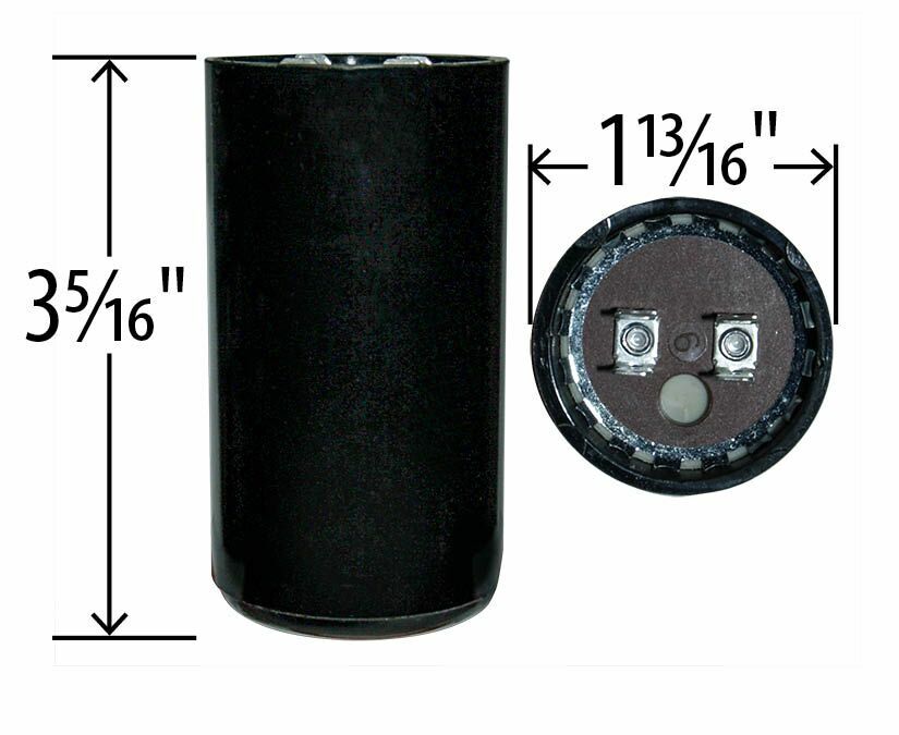 645-774 uF x 125 VAC BMI 092A645B125BD4A Motor Start AC Capacitor w/ Resistor