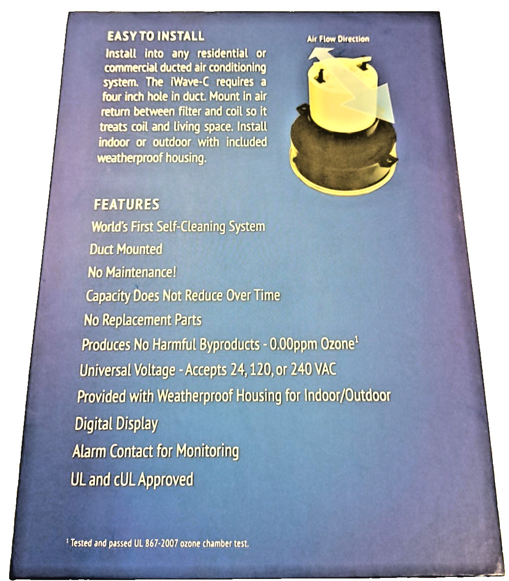 Nu-Calgon iWave-C Air Purifier