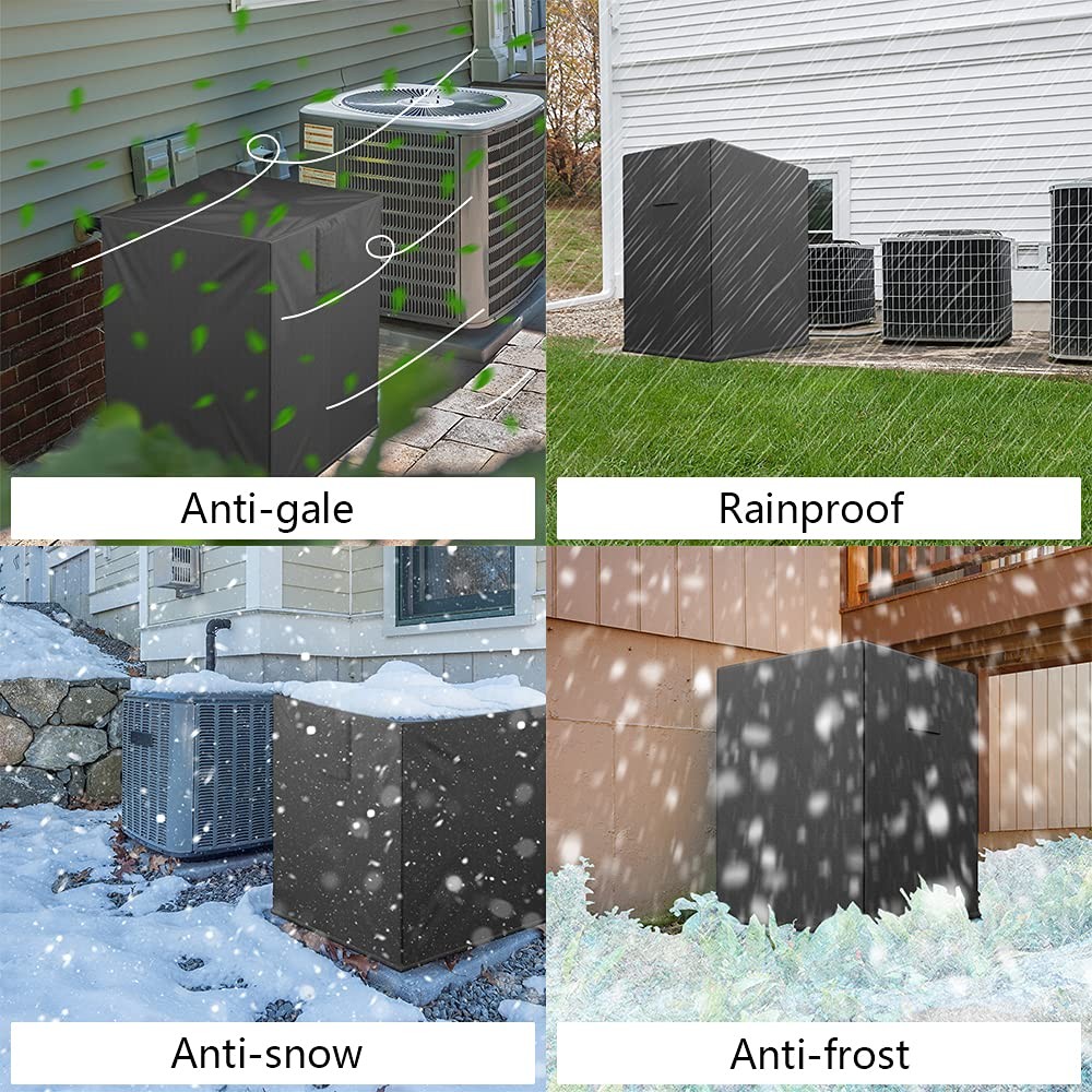 NEAGLORY Air Conditioner Cover for Outside, AC Unit Covers 32X32X36, Black