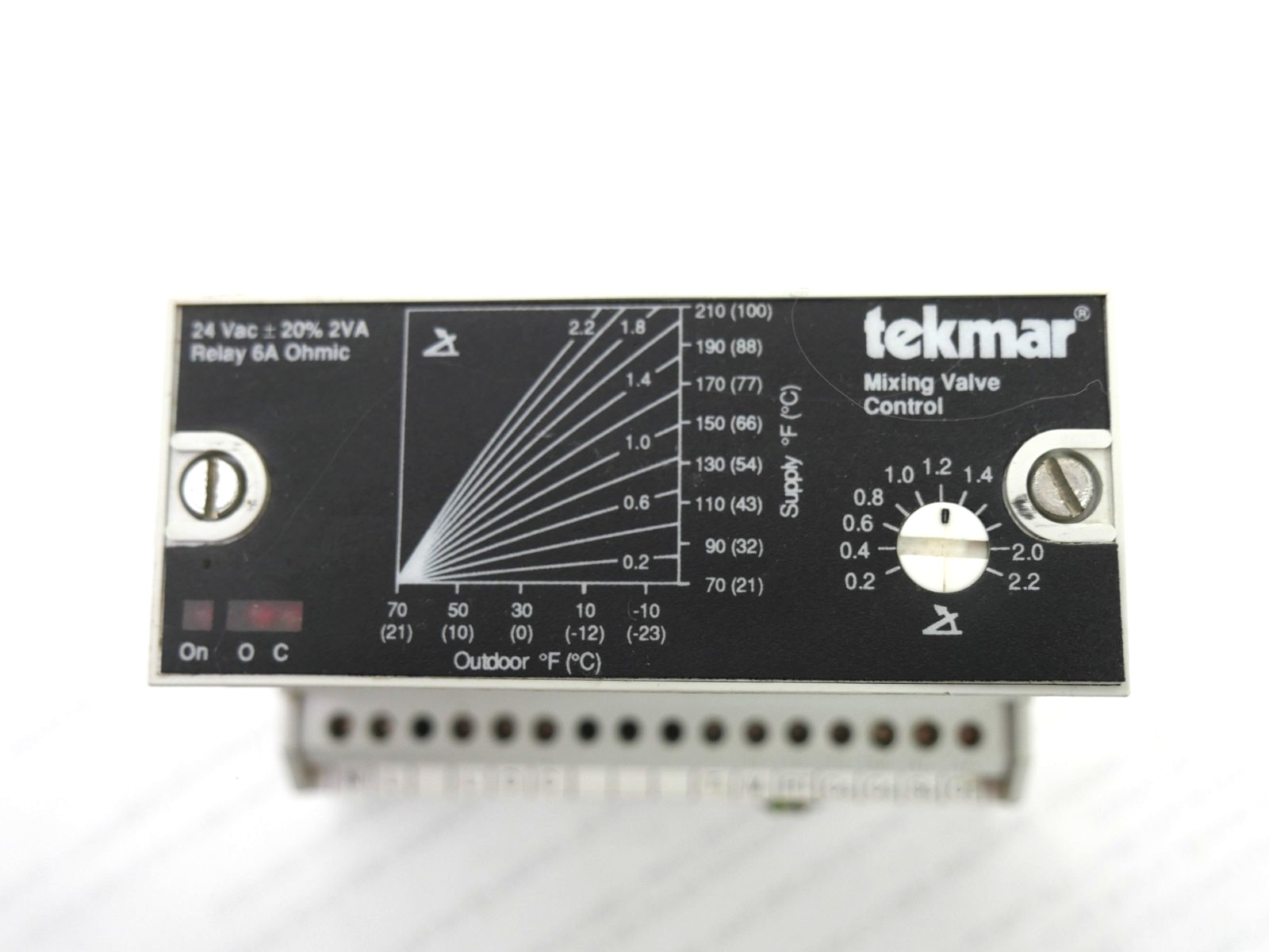 TEKMAR 228 MIXING VALVE CONTROL USED FOR PARTS SEE DESCRIPTION