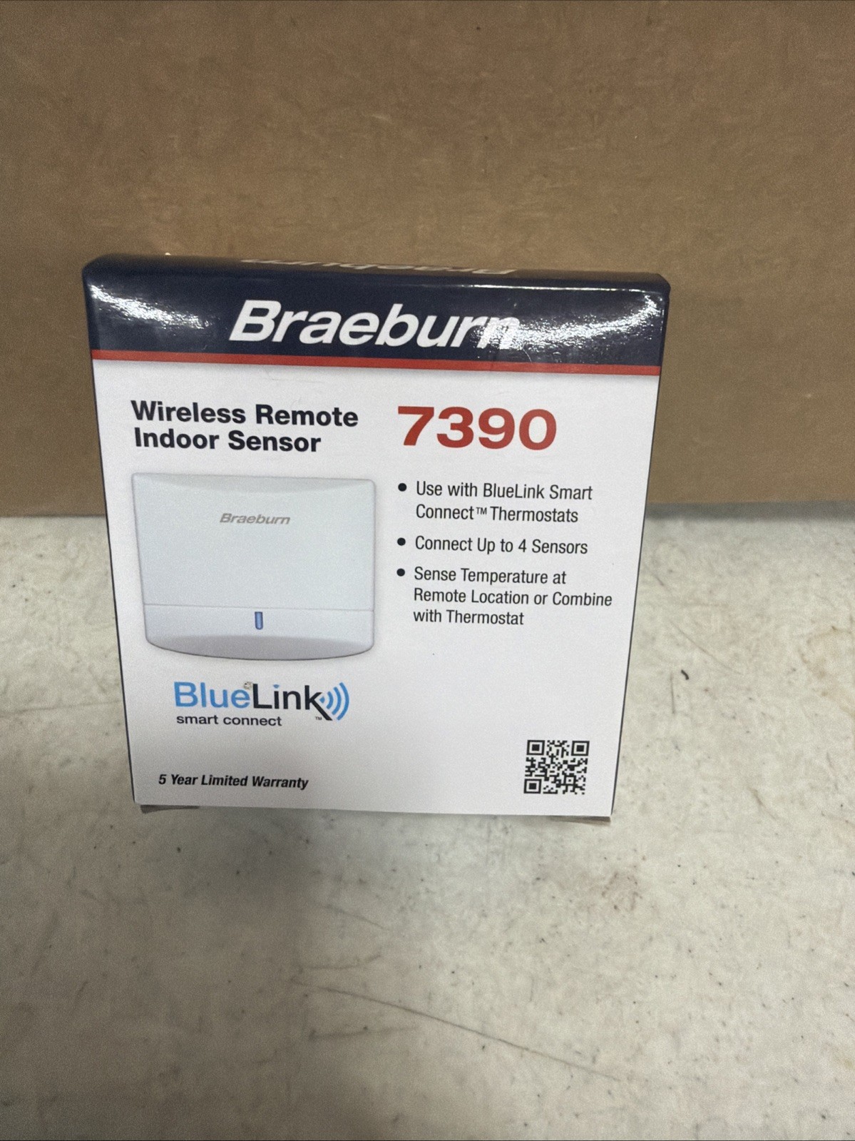 Braeburn 7390 Indoor Wireless Sensor for 7500 and 7320 Thermostats