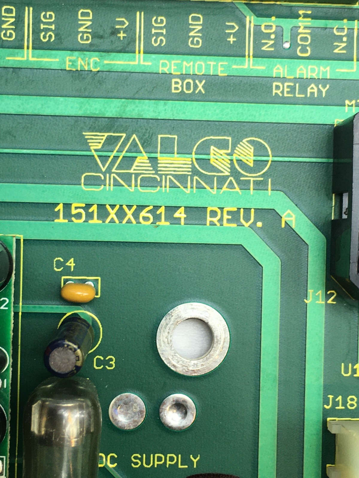 VALCO CINCINNATI 151XX614 Rev A Control Board used #P225A