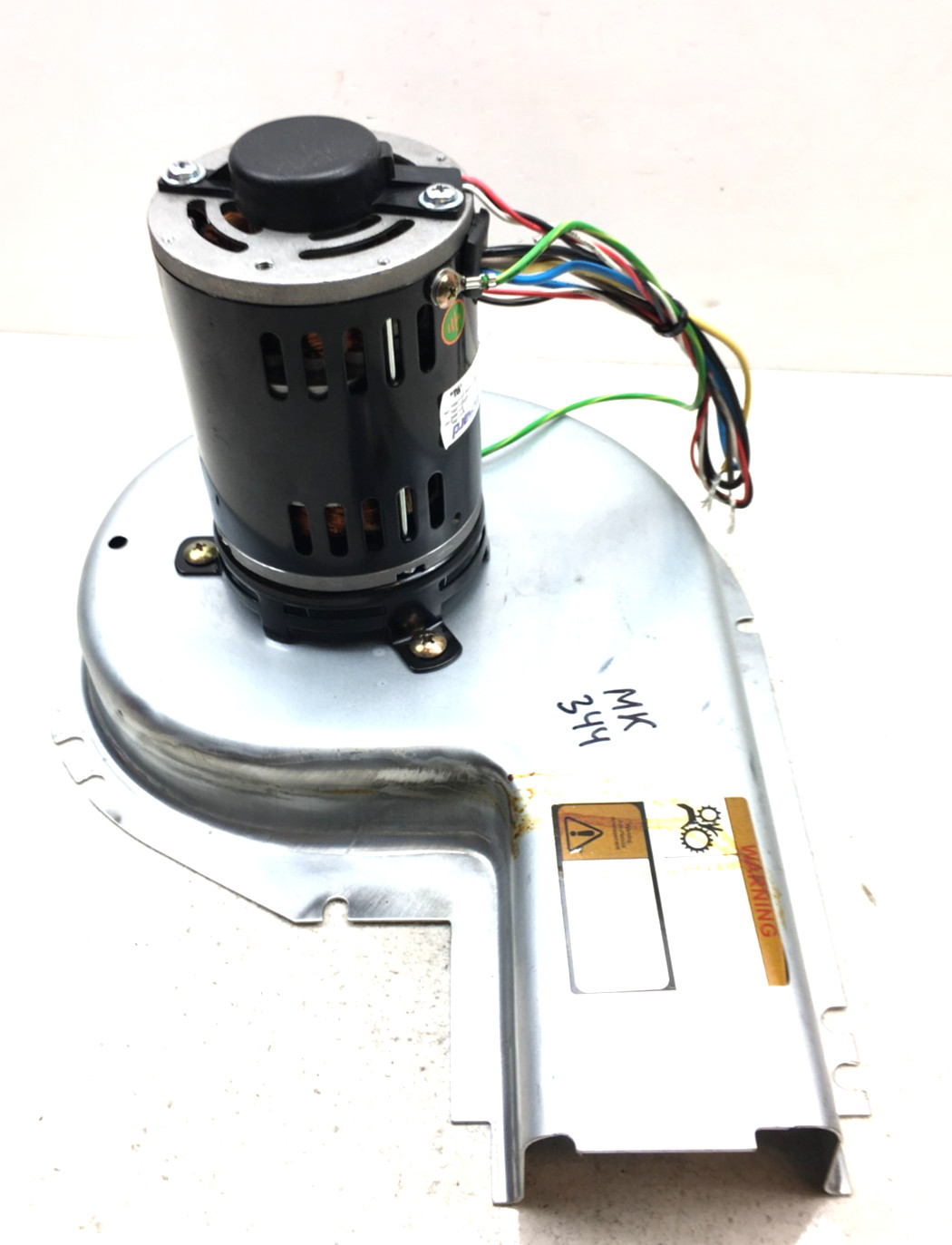 Packard 66649 Draft Inducer Blower Motor 3450 RPM 0.5 A 208/230V used #MK344