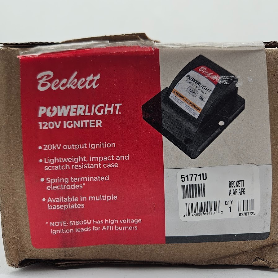 BECKETT Electronic Oil Igniter for A, AF, AFG, and NX Burners 51771U