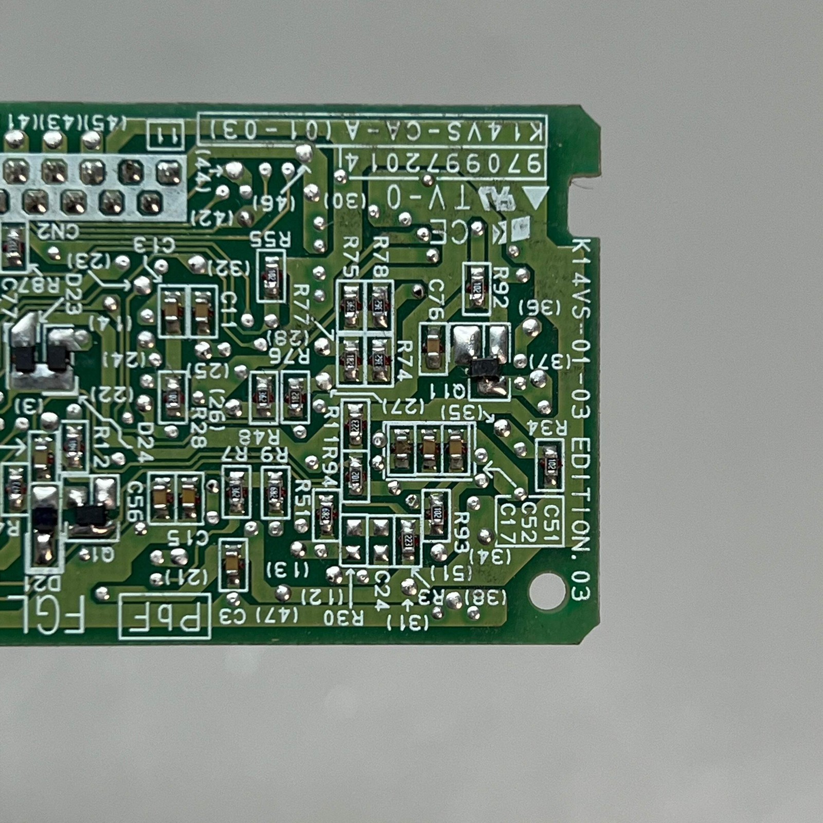 FUJITSU GENERAL Communication PCB For Model AUXG18LRLB HVAC Parts 9710019005