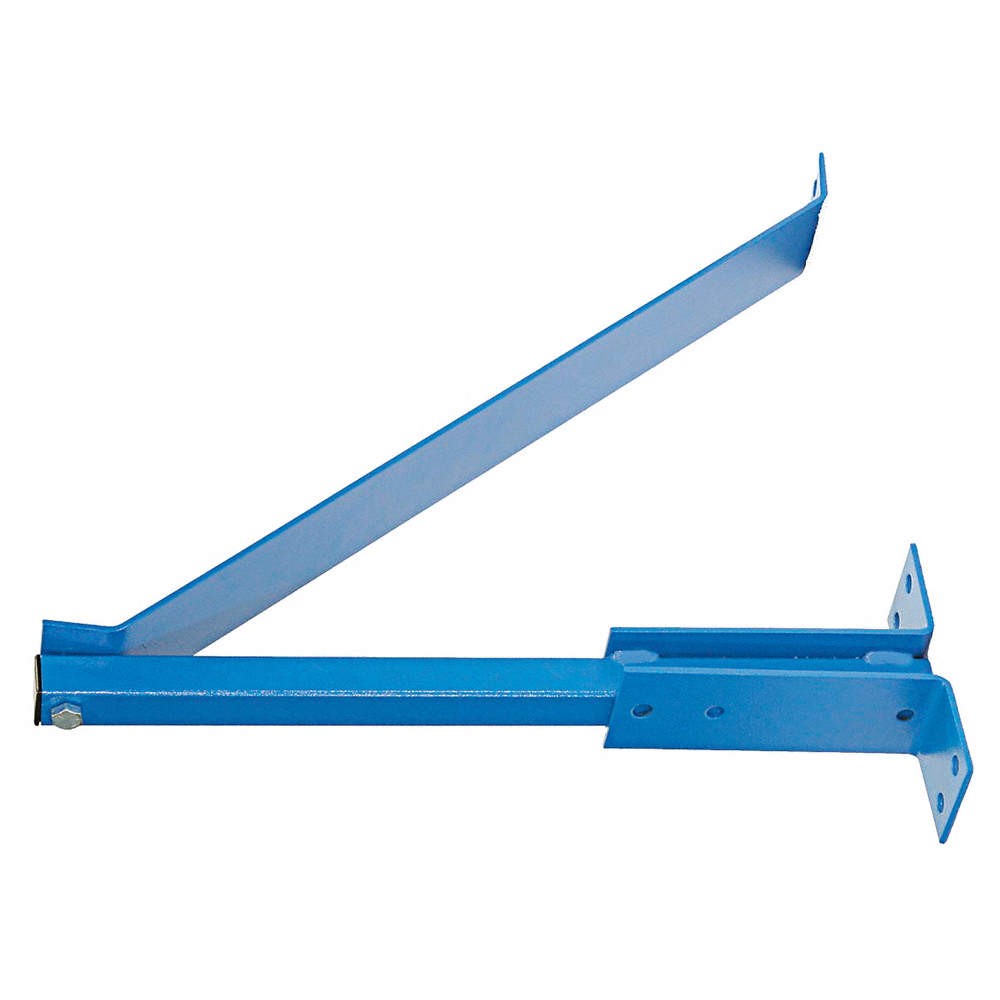 PATTERSON CW 34 BLUE Mounting Bracket,Wall,Blue 6ALG8
