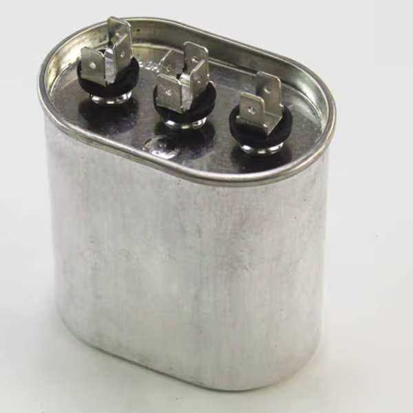 Carrier Oval Capacitor,10/10 MFD,370/440VAC P291-1014 Carrier P291-1014