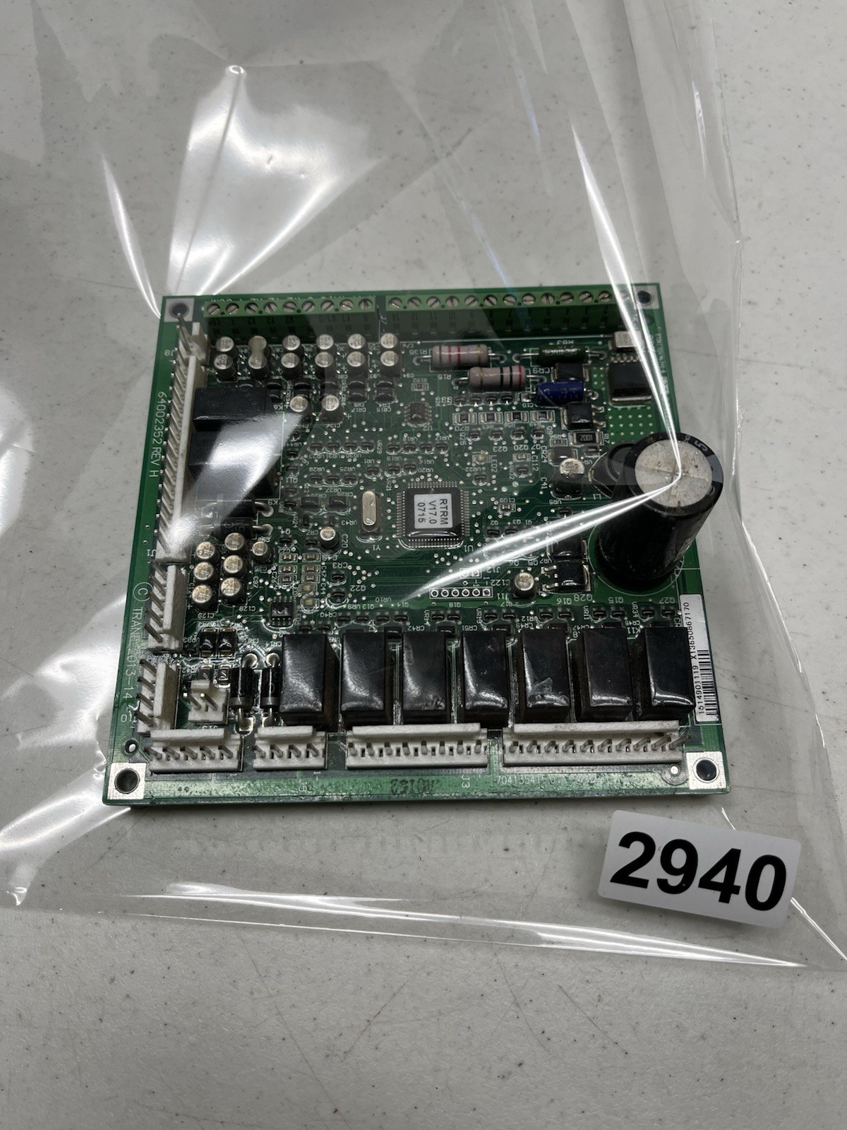 Trane Control Circuit Board X13650867170 64002352 REV H 30 DAY WARRANTY