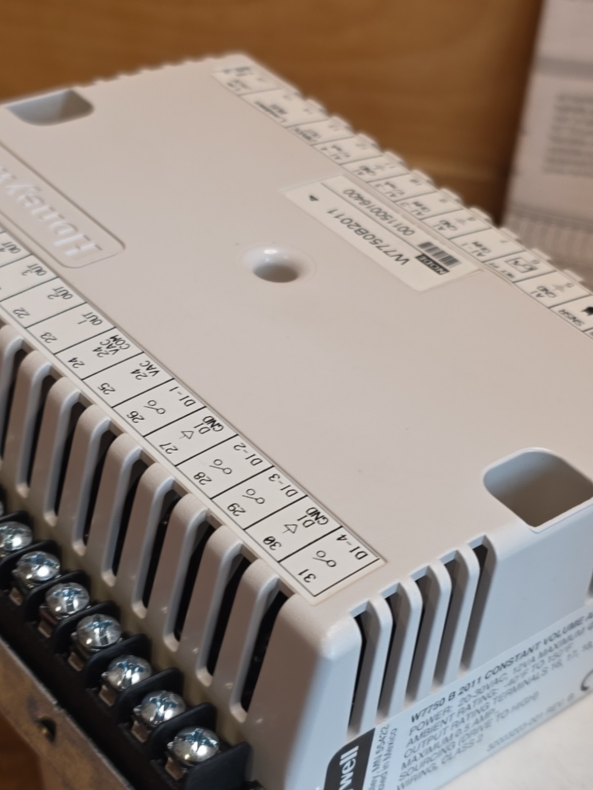 Honeywell W7750B2011 Constant Volume Air Handling Unit Excel 10