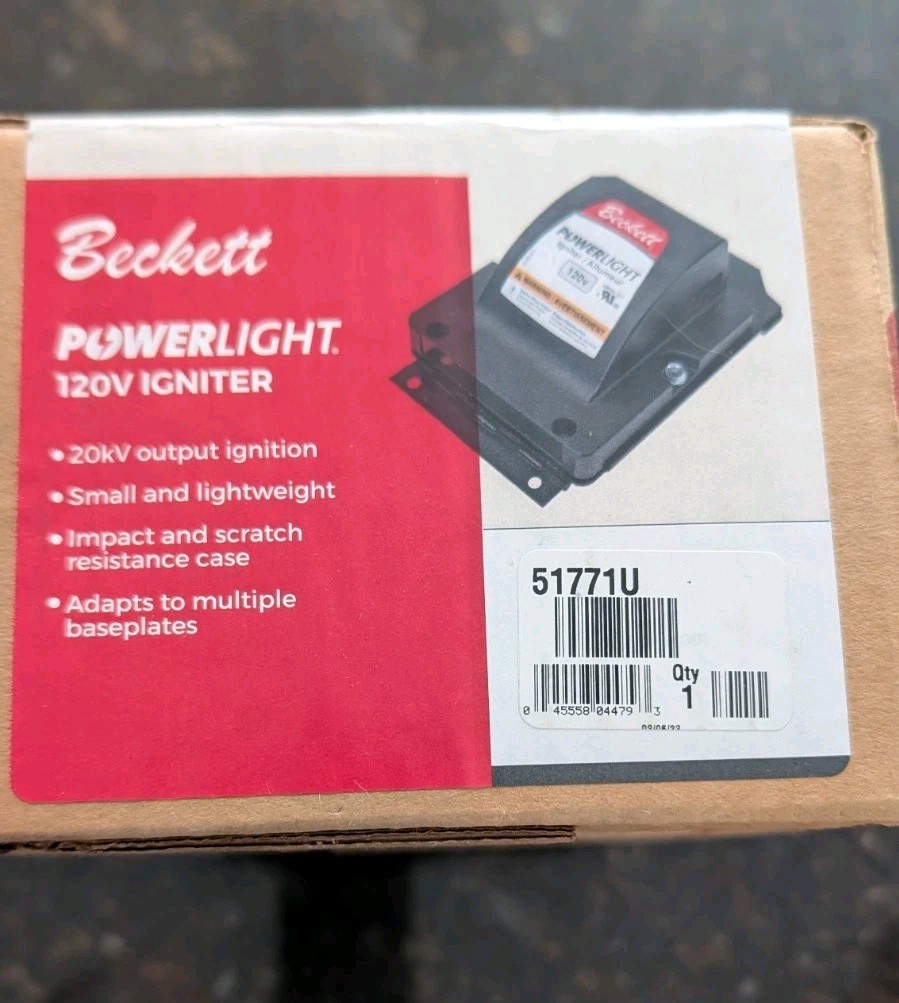 Brand New Sealed Beckett # 51771U PowerLight 120v Igniter