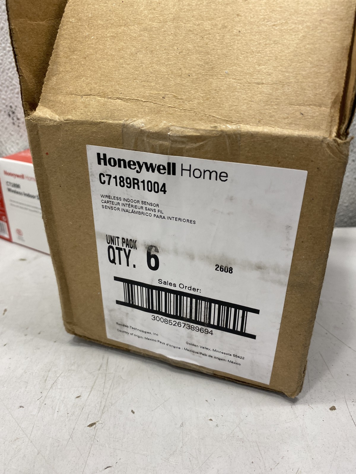 Honeywell Wireless Indoor Air Sensors C7189R/C7189R1004 Lot of 6