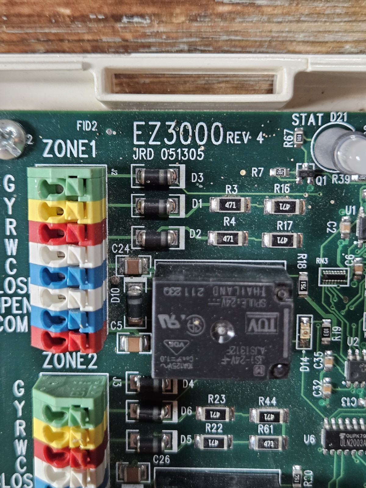 ZoneFirst Masterzone EZ3000 3-Zone Damper Control Zoning Circuit Board Free S&H
