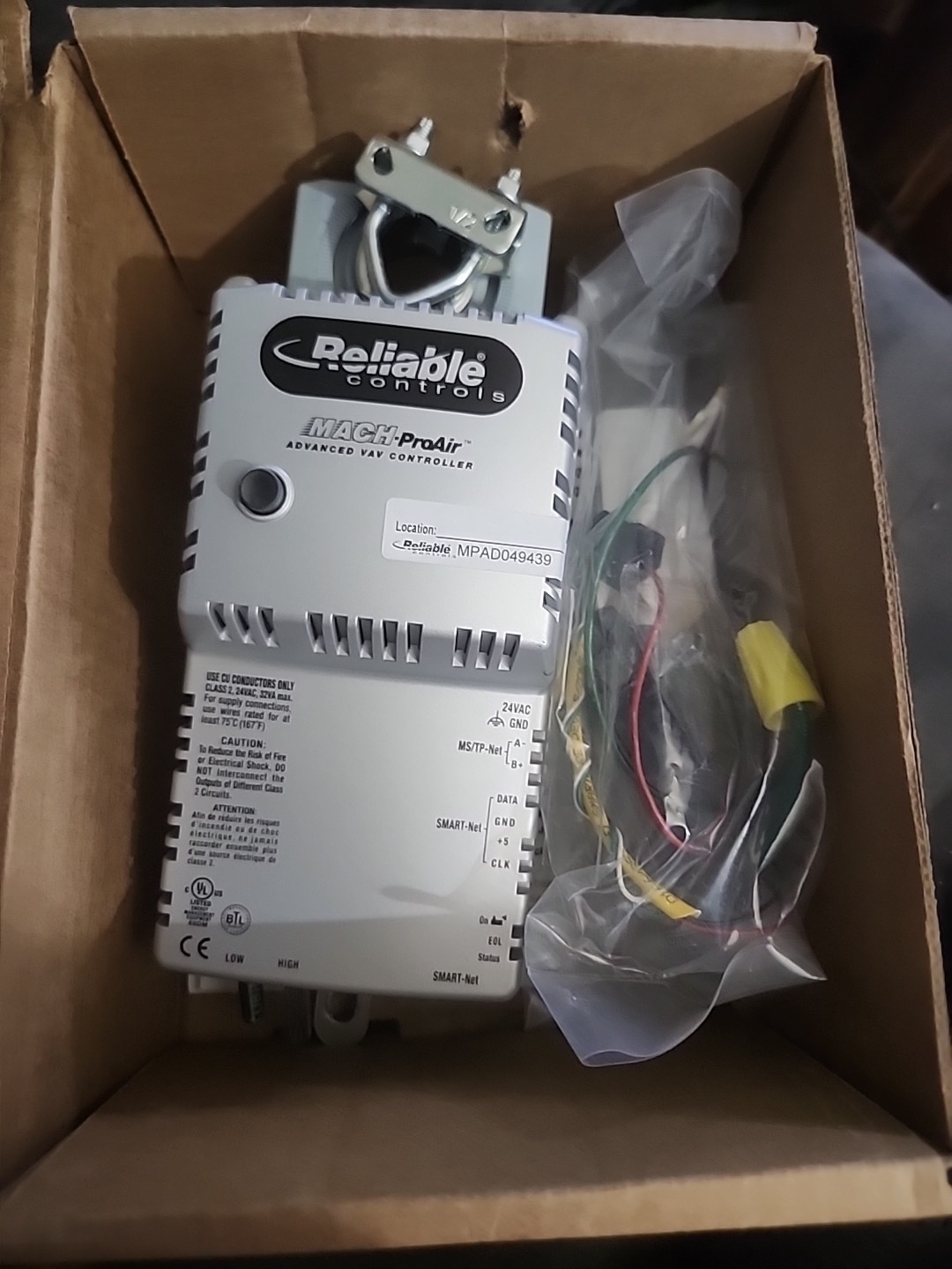 Reliable Controls MACH-ProAir Advanced VAV (Variable Air Volume) Controlle
