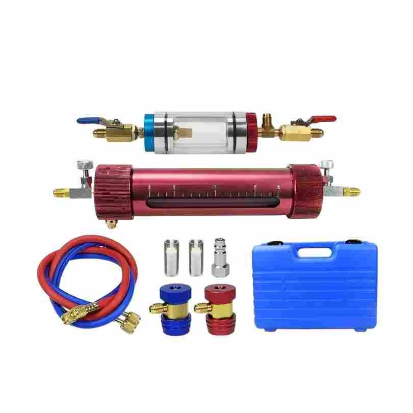 Auto AC Refrigerant Oil Filtration Analyzer Car Air Conditioning Service Tool