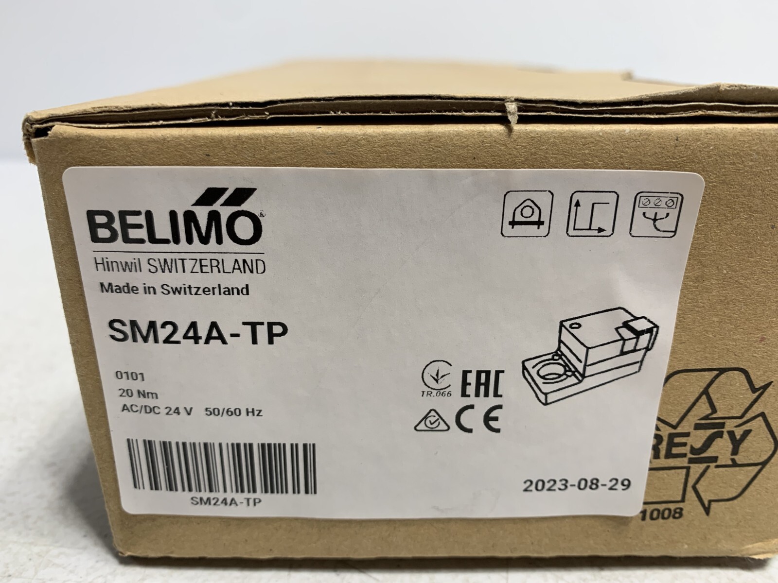 Belimo SM24A-TP Damper Actuator 24VAC/DC 50/60 Hz