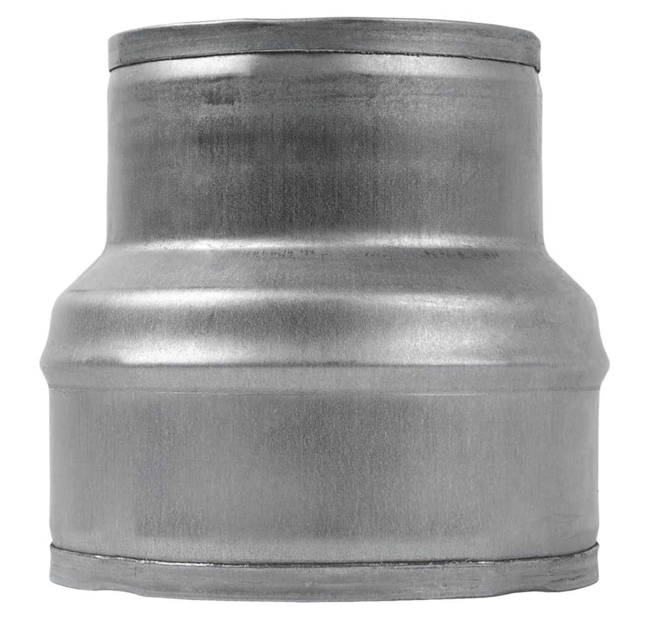 HVAC 3″ to 4″ Inch Round Duct Reducer – Galvanized Steel Pipe Increaser