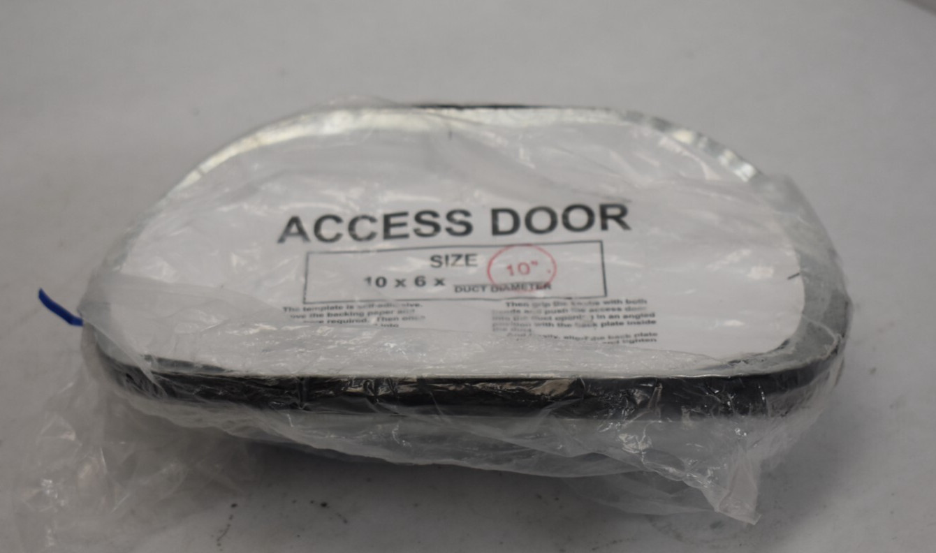 Ruskin Damper & Louver 146017 Curved Steel Access Door 10″ x 6″ for 10″ Ducts