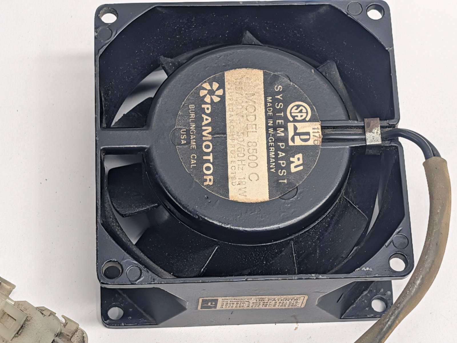 Pamotor System Papst Model 8500C Cooling Fan 105/120V 18W W Germany Untested