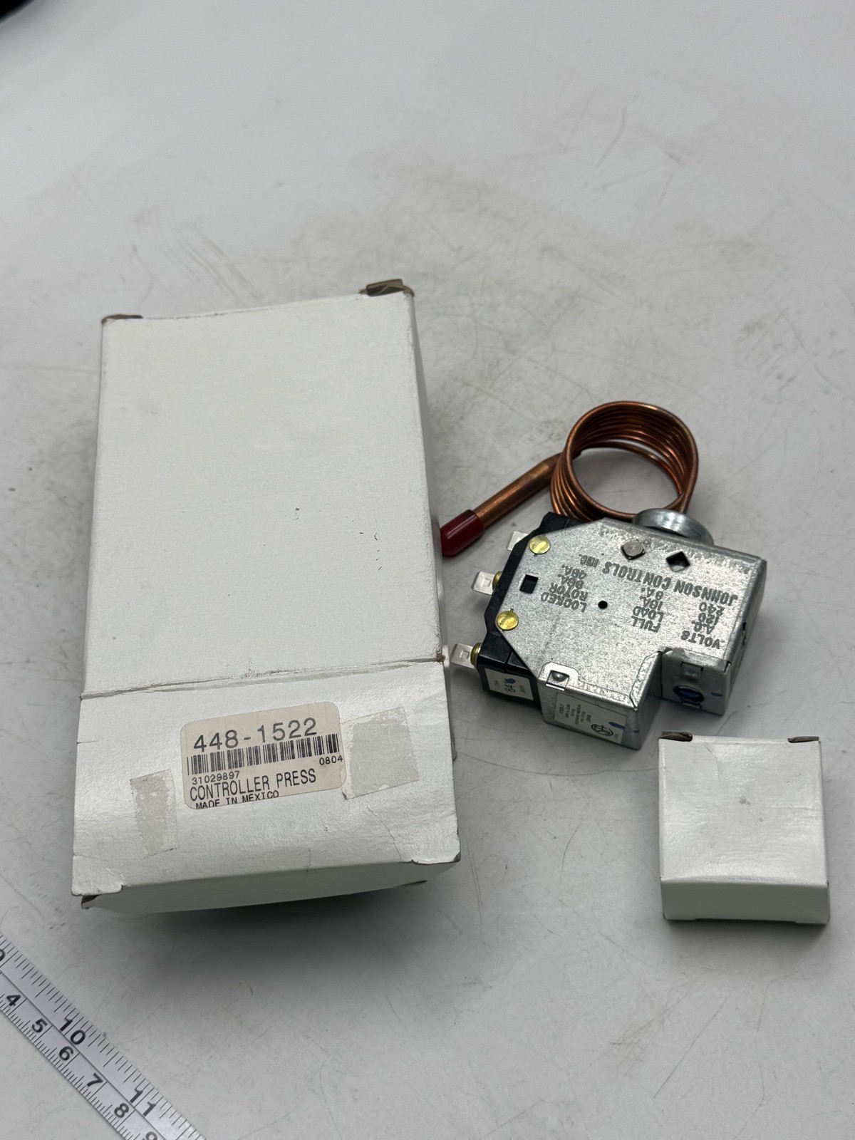 Johnson Controls Pressure Controller 448-1522 Capillary Bulb Switch HVAC OEM