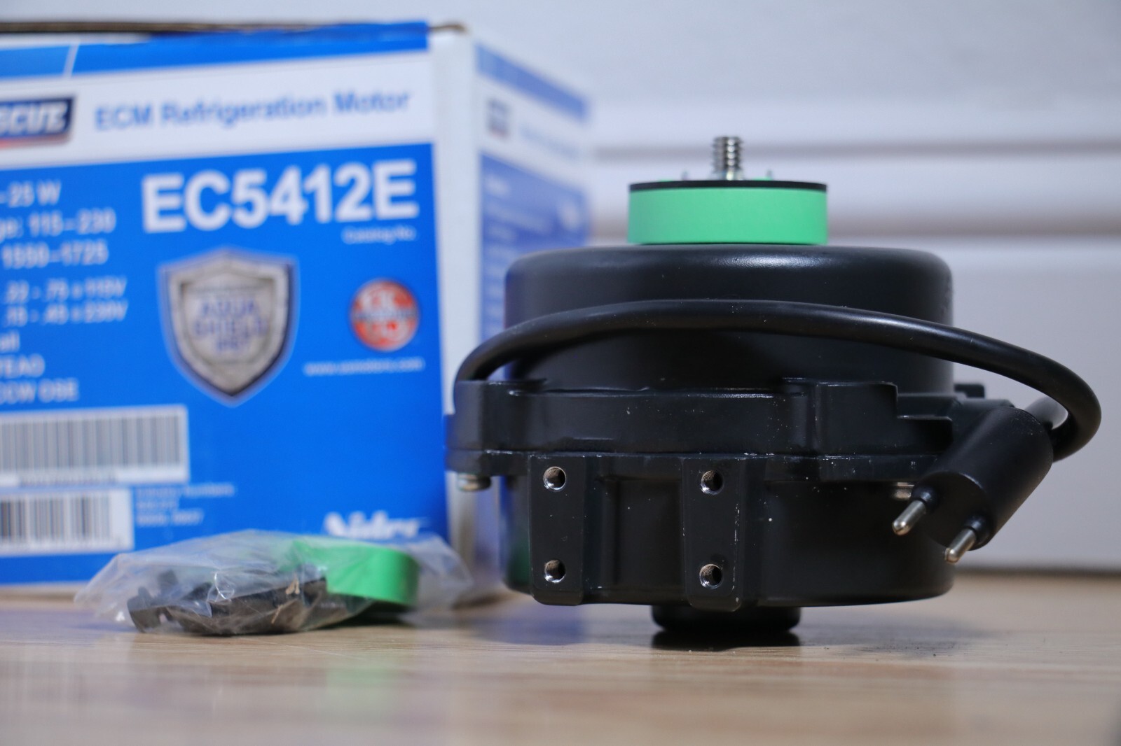 Nidec EC5412E Rescue ECM Refrigeration Motor 4-25W 115-230V 1550-1725 RPM -2 Pin