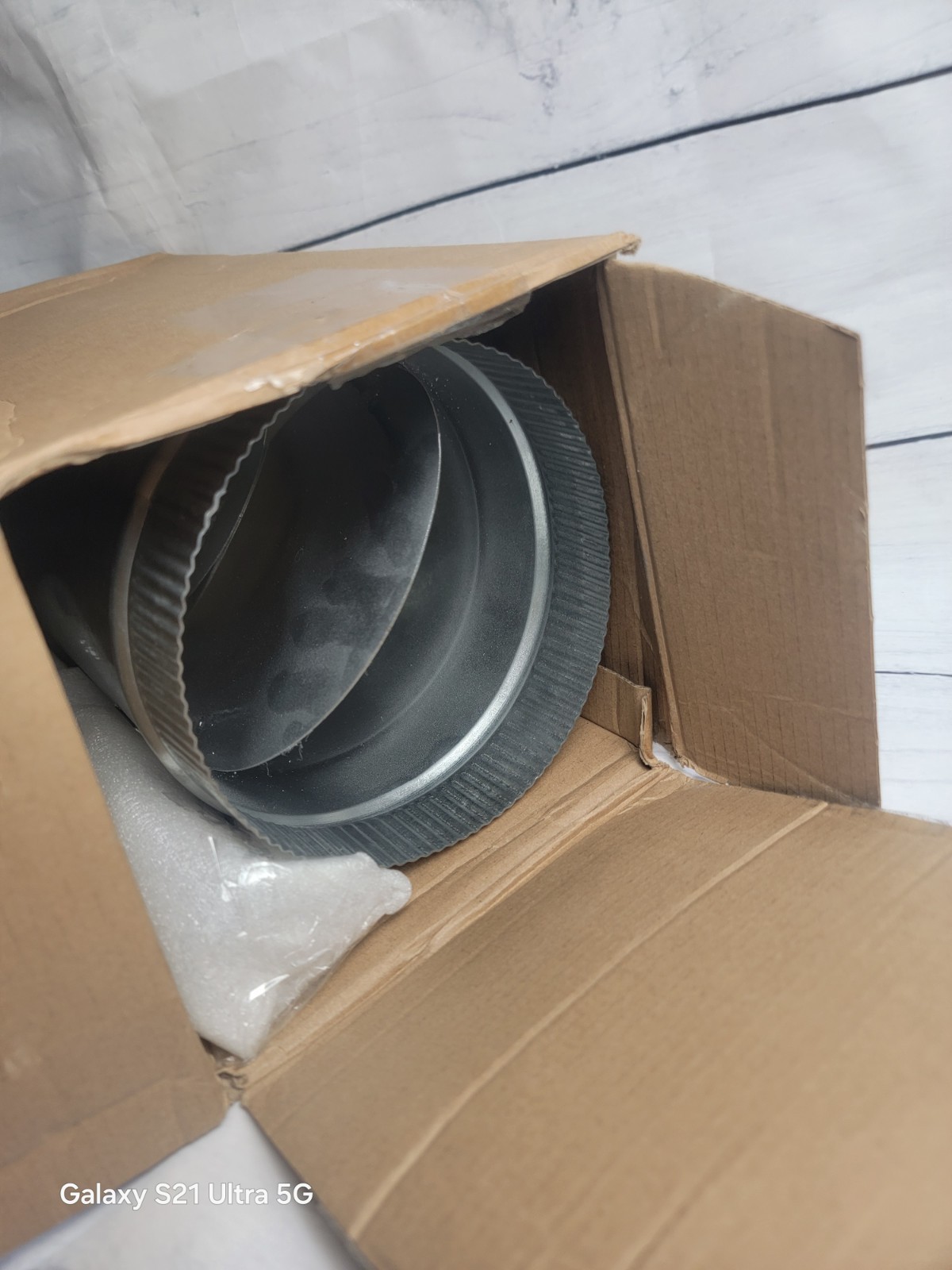 Therwen 6″ Backdraft Damper Duct Manual Volume Galvanized Air Adjustment 2 Pcs