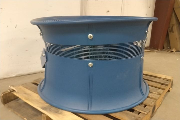 Patterson H30C 1 HP 12,000 CFM 277VAC 30 In Blade High-Velocity Industrial Fan