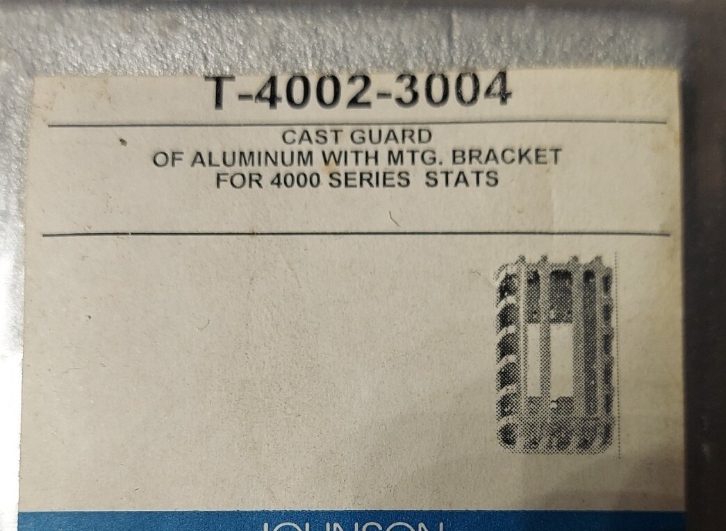 Johnson Controls T-4002-3004 CAST GUARD Aluminum w/MTG Bracket for 4000 Series