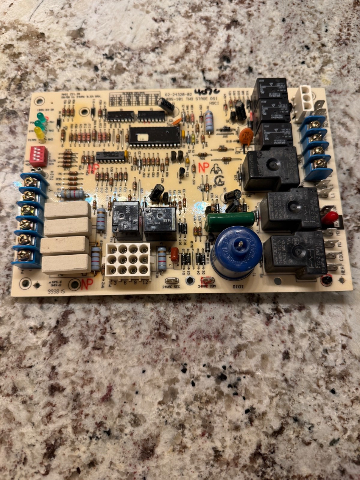 RHEEM RUUD 62-24320-02 Furnace Control Board 1095-101 1095-83-3B GUARANTEED