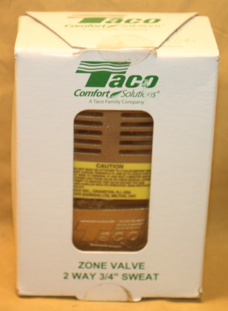 Taco 571-2 3/4-Inch Sweat 2-Way Zone Valve NEW