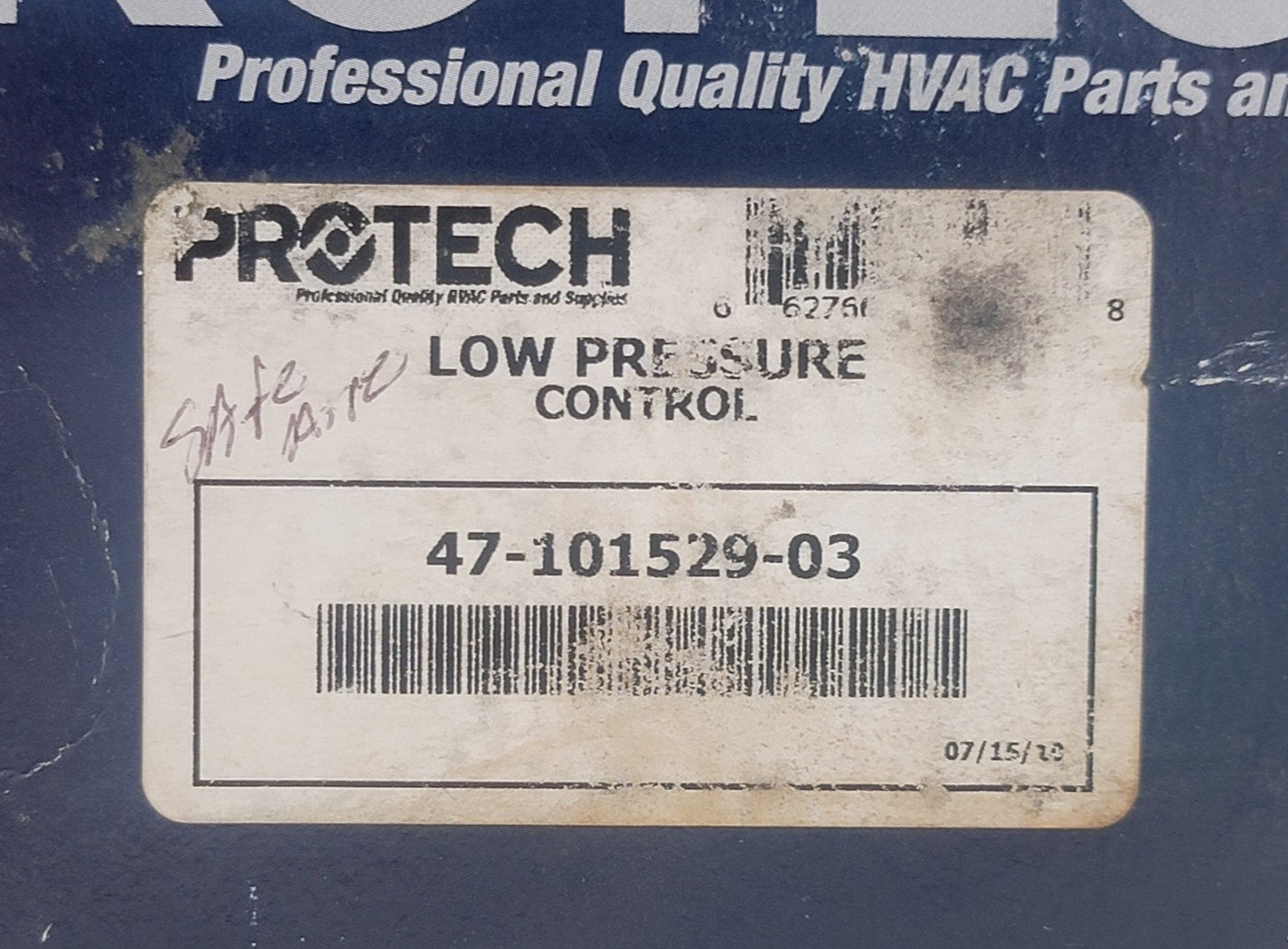 Protech 47-101529-03 Low Pressure Limit Control 15 Psig Auto Reset 5/16″ Sweat