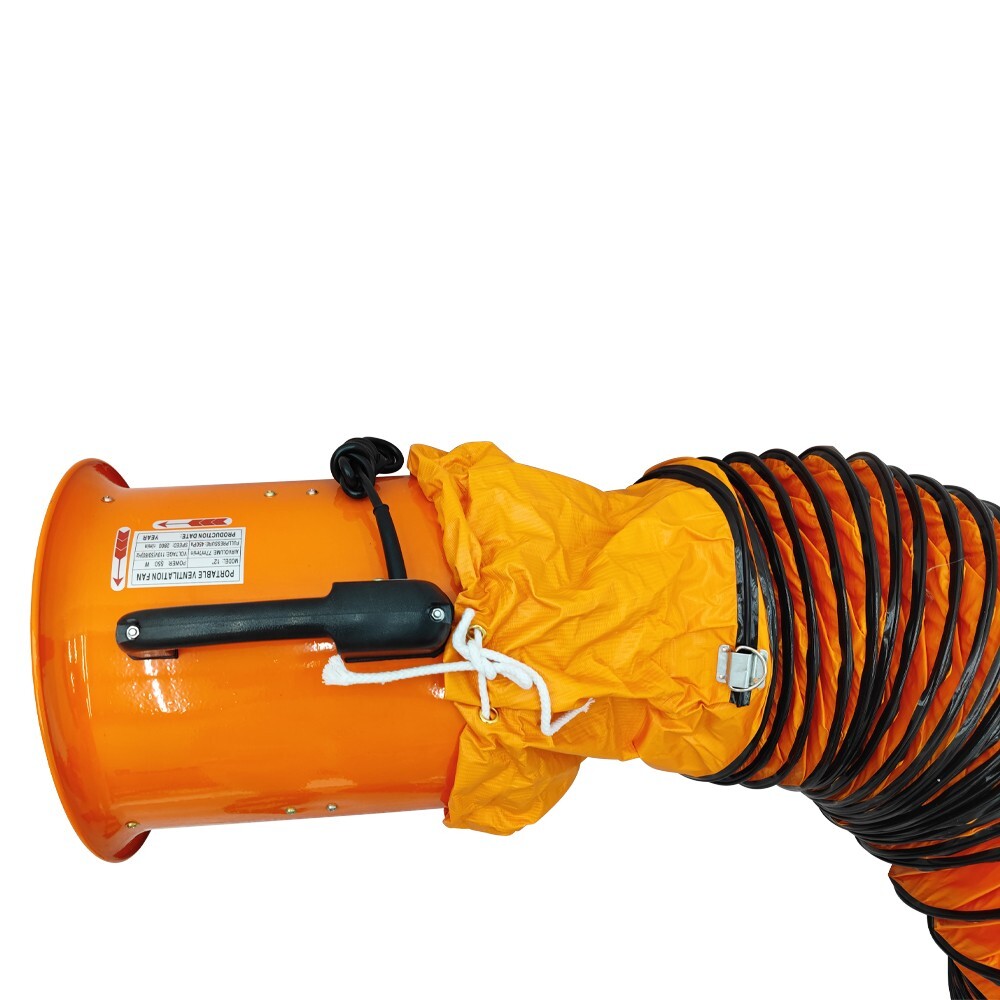TECHTONGDA 12″ Electric Axial Fan Spray Booth Paint Fumes Blower 110V 77m³/min