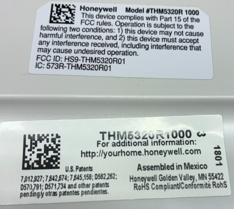 Honeywell THM5320R1000 EIM Redlink Interface Module THM5320R