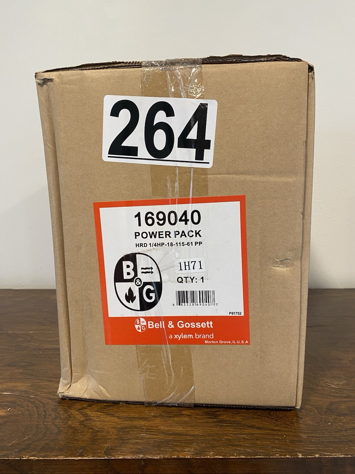 Bell & Gossett 169040 Power Pack 1/4HP Circulator Motor IDENT M10534 1H71