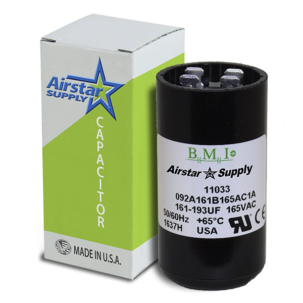 USA 161-193 MFD uF Electric Motor Start Capacitor 165V HVAC 165 vac v volt