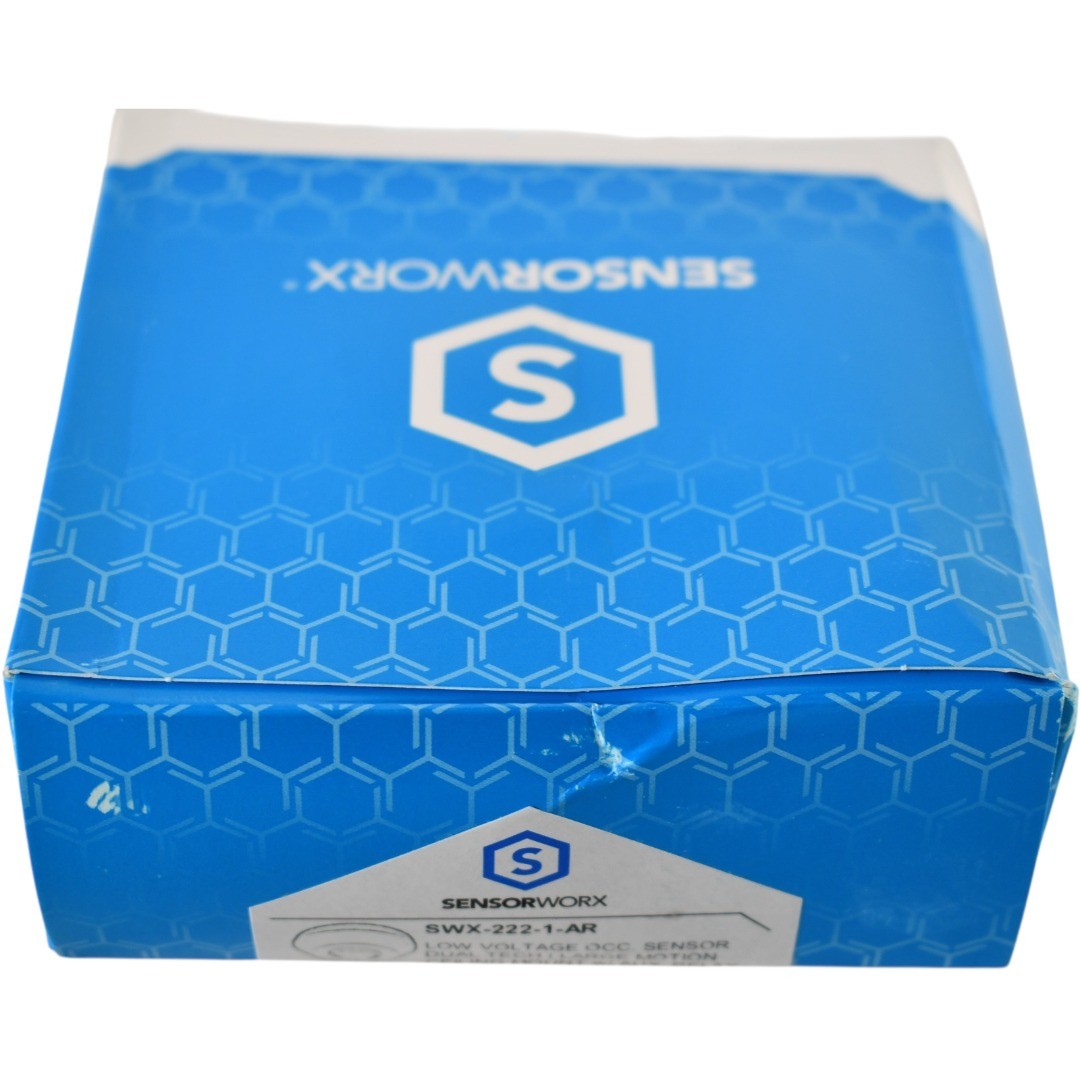 NEW Sensorworx SWX-222-1-AR Large Motion 360 Ceiling Sensor – Dual Tech, Low Vol