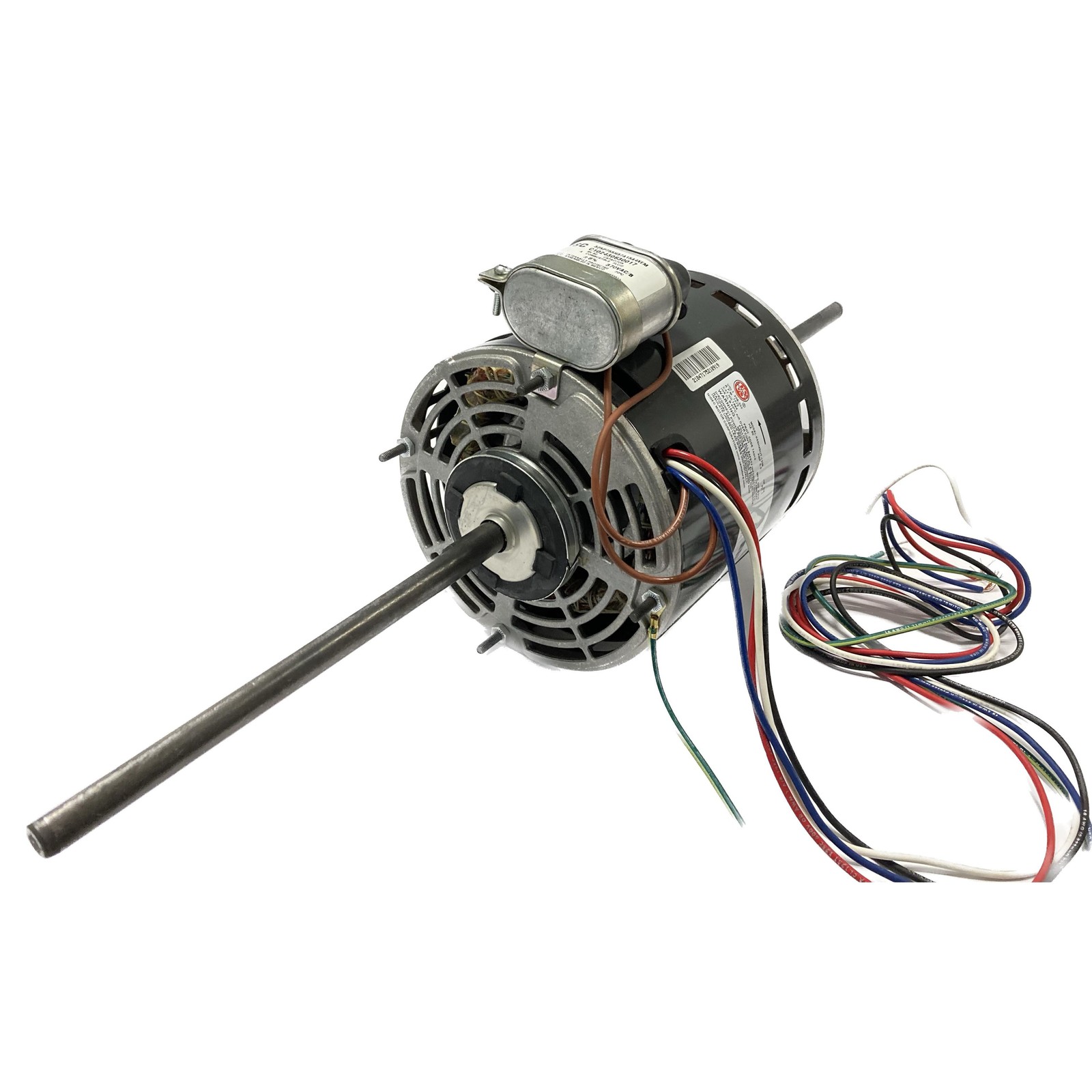 US Motor 3/4 hp 1075 rpm, 6 Poles 2 Shaft OAO 3 Speed 5.6 diameter, CCW 208-230