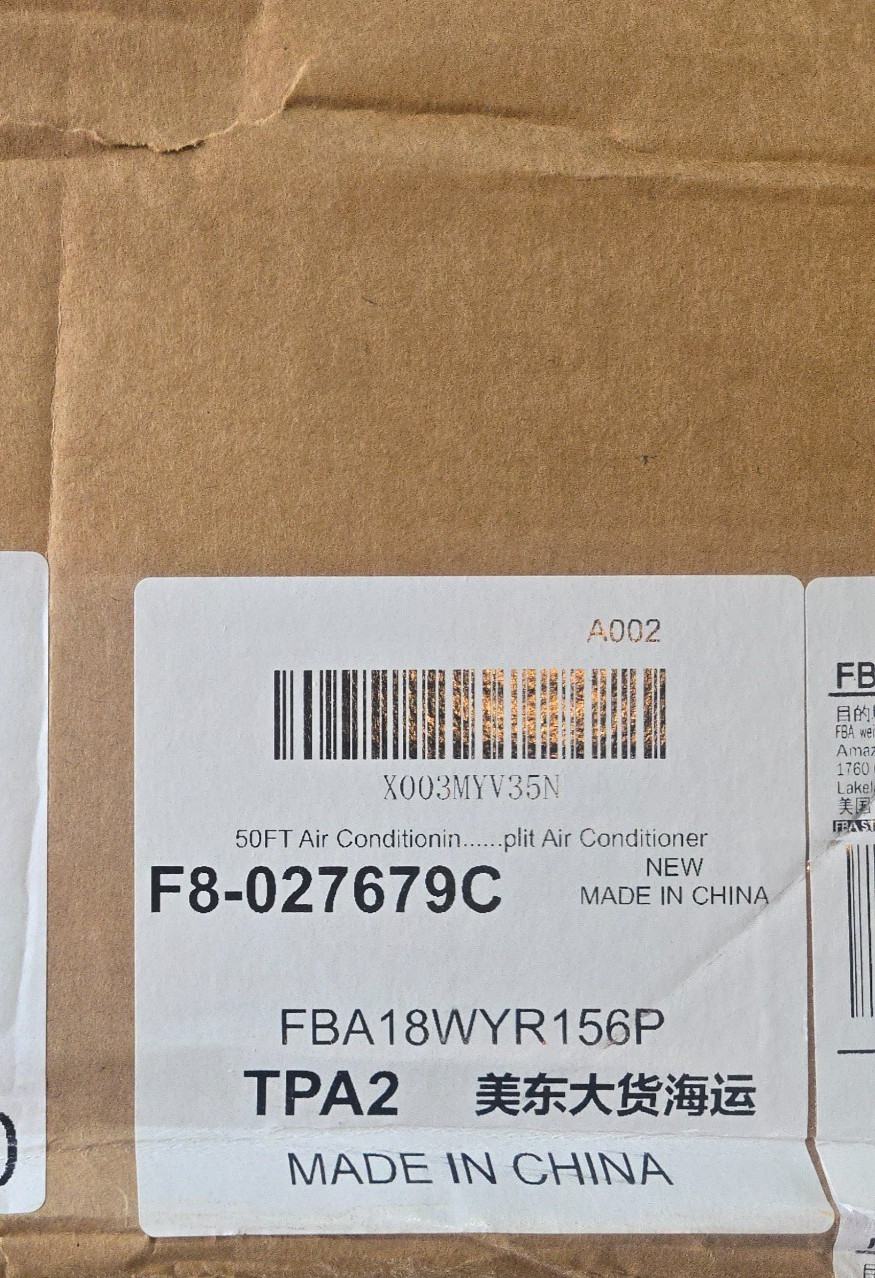 50FT Air Conditioning Tubing Hose Extension 1/4″ and 1/2″ Twin Insulated Copper