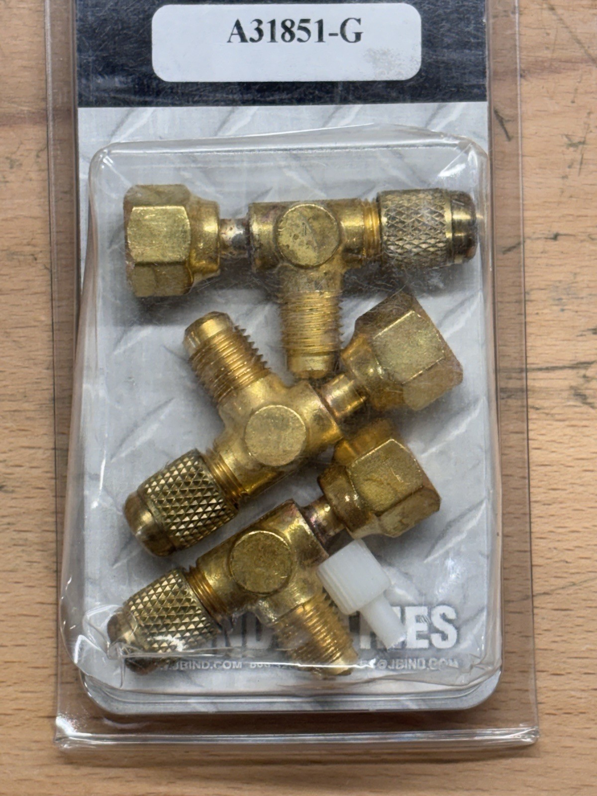 New 3 pack JB INDUSTRIES A31851-G Access Valve Tee, 3 in L, 7 in H, PK3 20W308