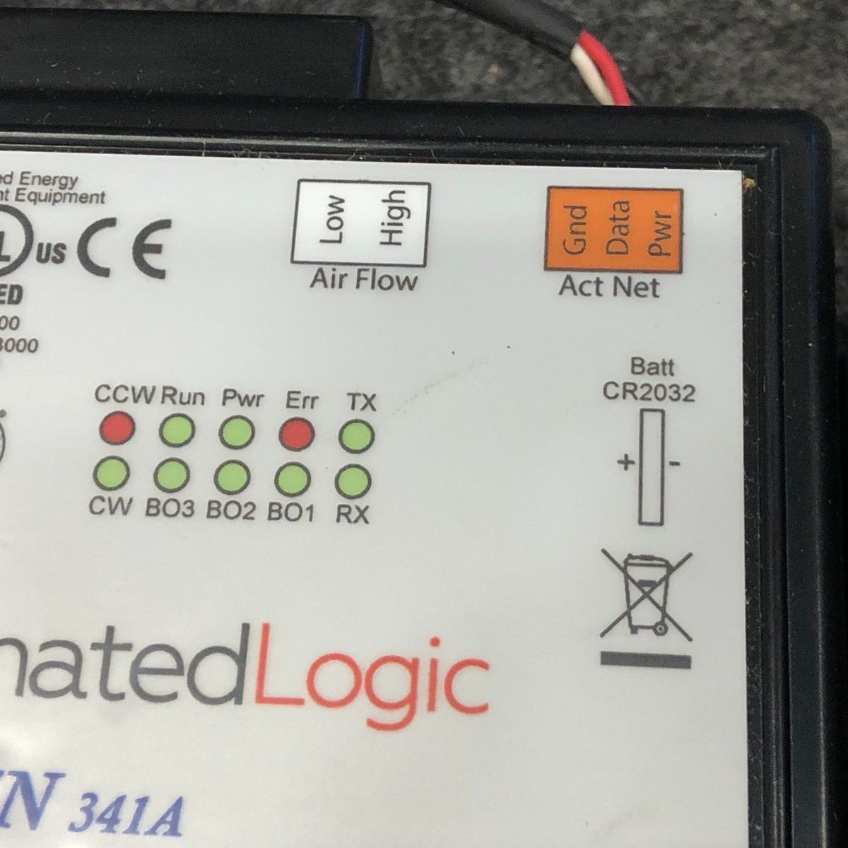 AUTOMATED LOGIC ZN 341A Programmable BACnet Zone Controller w/Damper Actuator
